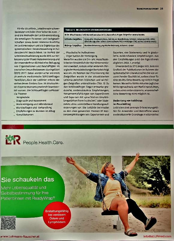 Vorschauseite 3: Evidenzbasierte Versorgung chronischer Wunden