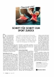 Vorschauseite 1: Schritt für Schritt zum Sport zurück