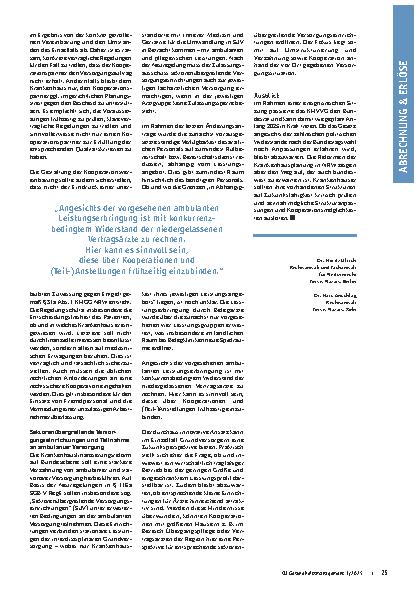 Vorschauseite 3: Reformdruck im Gesundheitssektor: Umbrüche und Rechtsstreitigkeiten in der Krankenhauslandschaft stehen bevor.