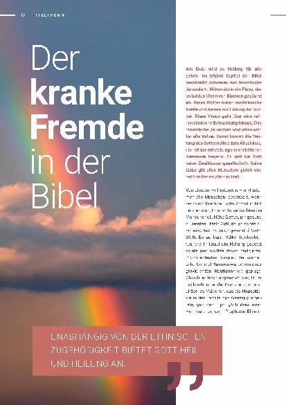 Vorschauseite 1: Der kranke Fremde in der Bibel
