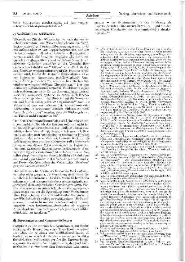 Vorschauseite 4: Wissenschaftlichkeit im Lebensmittelund Kosmetikrecht Empirismus, Induktivismus, Bayesianismus und Komplexitätstheorie als methodische Basis — (Teil 1