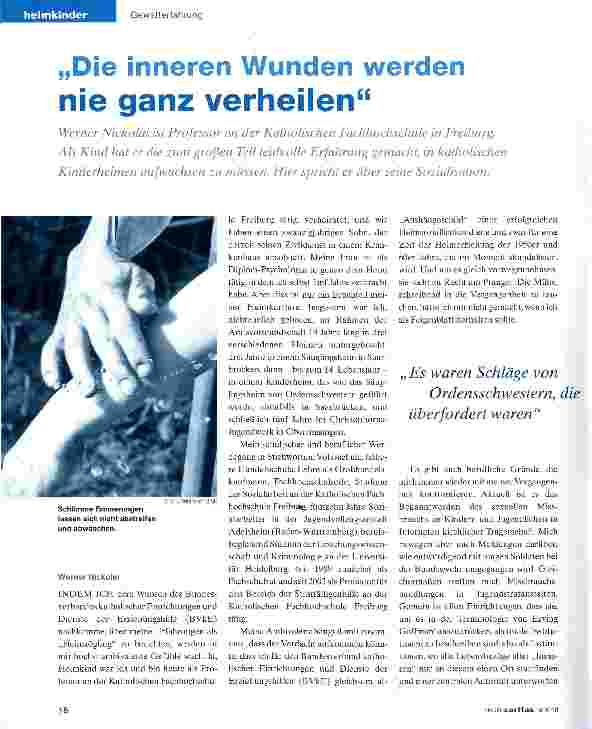 Vorschauseite 1: „Die inneren Wunden werden nie ganz verheilen