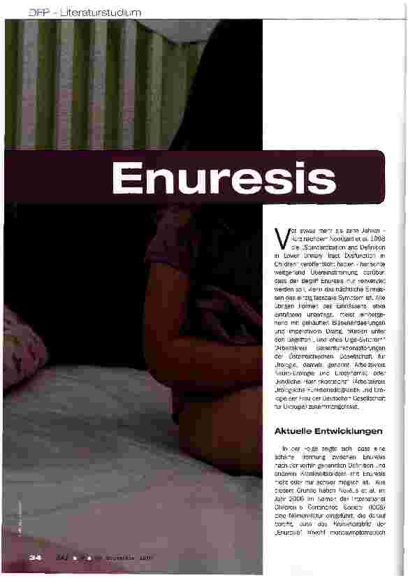 Vorschauseite 1: Enuresis