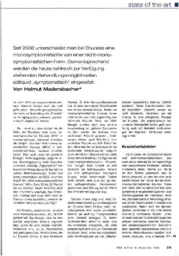 Vorschauseite 2: Enuresis