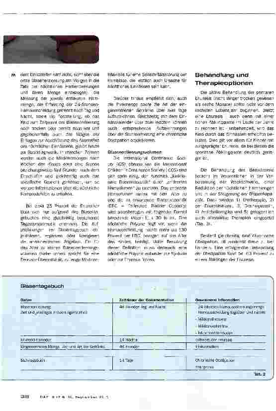 Vorschauseite 4: Enuresis