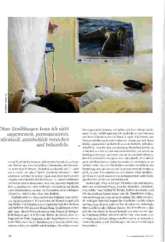 Vorschauseite 2: Hospizarbeit und Palliative Care: eine narrative Praxis und Theorie