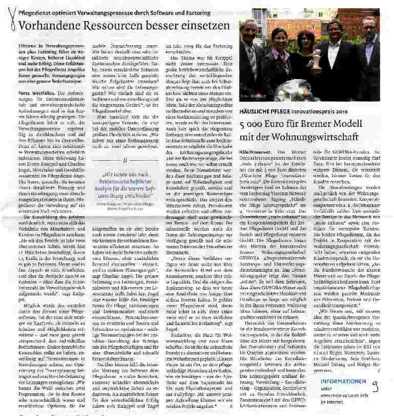 Vorschauseite 1: Vorhandene Ressourcen besser einsetzen