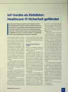 Vorschauseite 1: IoT-Geräte als Einfallstor: Healthcare-IT-Sicherheit gefährdet
