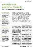 Vorschauseite 1: Was wirkt in der gesetzlichen Sozialhilfe? Ergebnisse einer systematischen Literaturübersicht