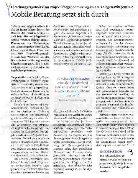 Vorschauseite 1: Mobile Beratung setzt sich durch