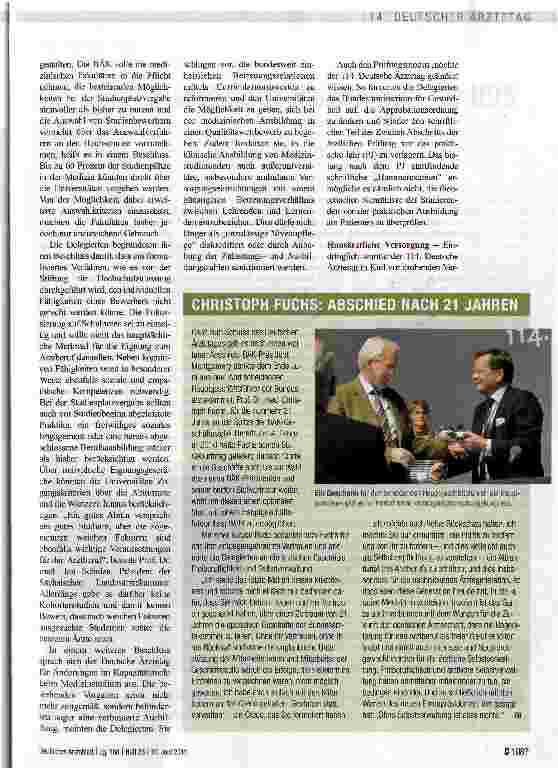 Vorschauseite 4: Viel abgestimmt, nicht alles geschafft