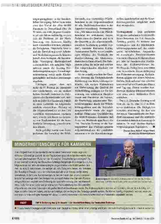 Vorschauseite 5: Viel abgestimmt, nicht alles geschafft