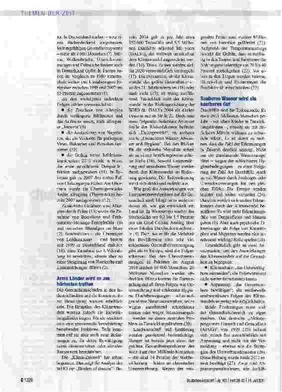 Vorschauseite 2: Klimaschutz ist Gesundheitsschutz