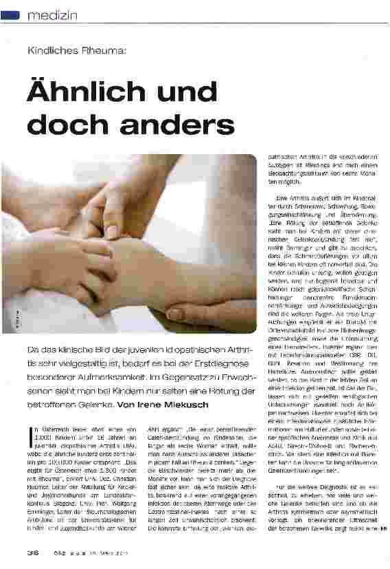 Vorschauseite 1: Ähnlich und doch anders