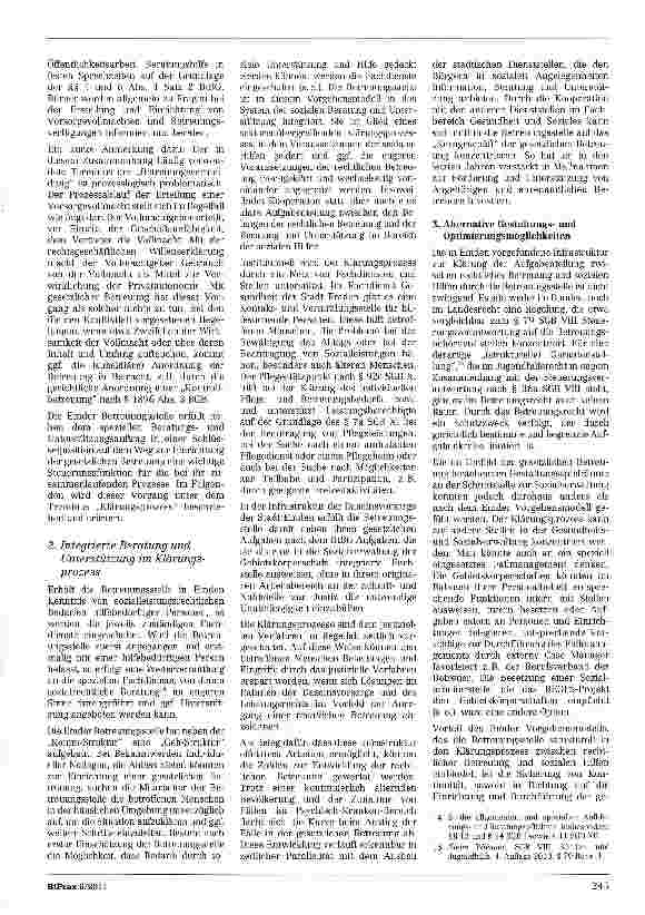 Vorschauseite 4: Integriertes Betreuungsmana-gement (IBeM) in der rechtlichen Betreuung am regionalen Beispiel