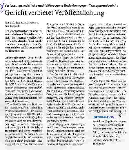 Vorschauseite 1: Gericht verbietet Veröffentlichung