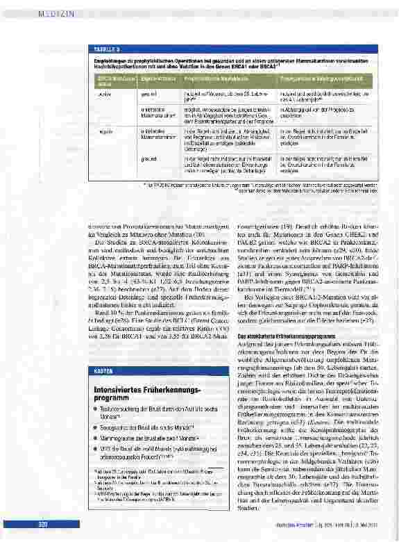 Vorschauseite 6: Familiäres Mammaund Ovarialkarzinom