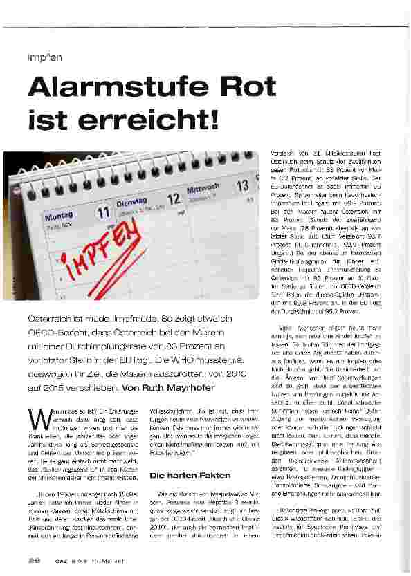 Vorschauseite 1: Alarmstufe Rot ist erreicht!