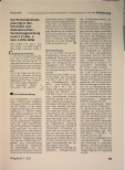 Vorschauseite 1: Zur Personaleinsatzplanung in den Schichten und Wohnbereichen - Vermutungswirkung nach § 21 Abs. 3 Satz 3 WTG NRW