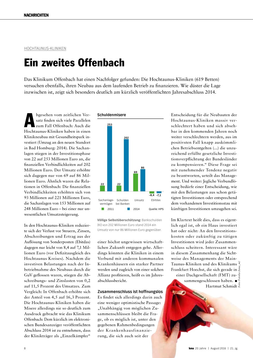 Vorschauseite 1: Hochtaunus-Kliniken: Ein zweites Offenbach