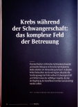 Vorschauseite 1: Krebs während der Schwangerschaft! Das komplexe Feld der Betreuung.