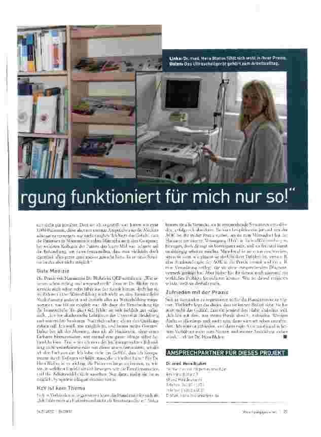 Vorschauseite 2: Gute Patientenversorgung funktioniert für mich nur so.