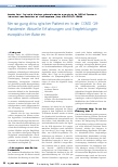 Vorschauseite 1: Versorgung chirurgischer Patienten in der COVID-19-Pandemie: Aktuelle Erfahrungen und Empfehlungen europäischer Autoren