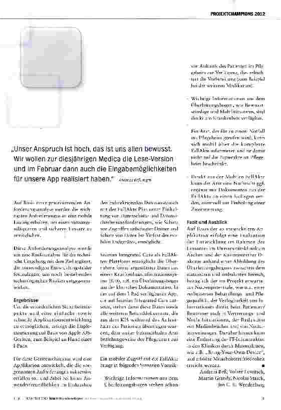 Vorschauseite 3: Mobility Solutions für die FallAkte Plus