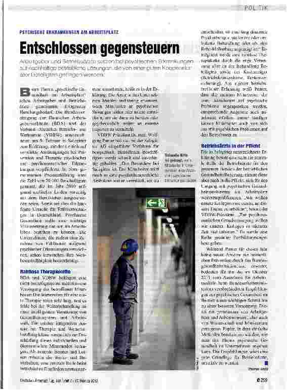 Vorschauseite 1: Entschlossen gegensteuern