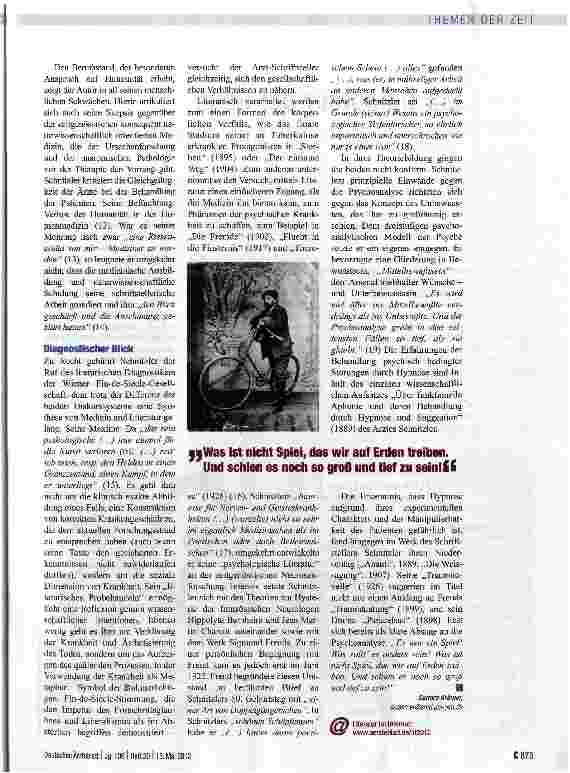 Vorschauseite 3: „Es war eine Rieseneselei von mir -Mediziner zu werden