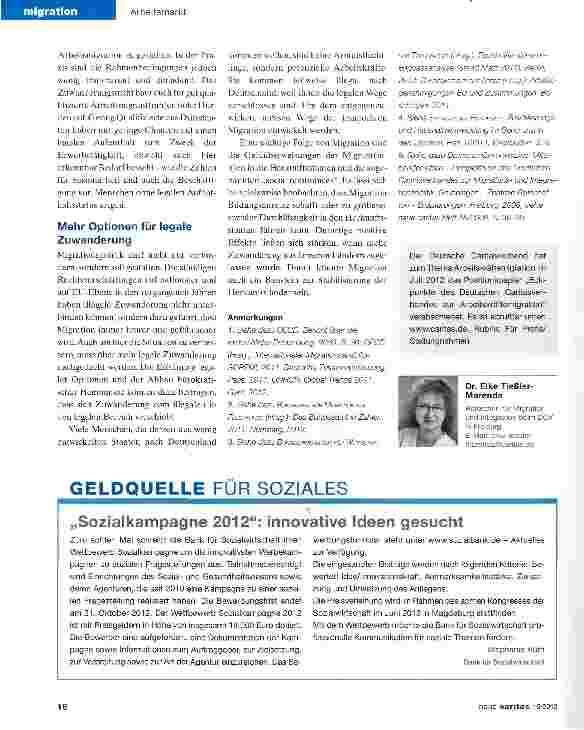 Vorschauseite 4: Arbeitskräftemigration heute und morgen