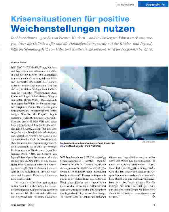 Vorschauseite 1: Krisensituationen für positive Weichenstellungen nutzen