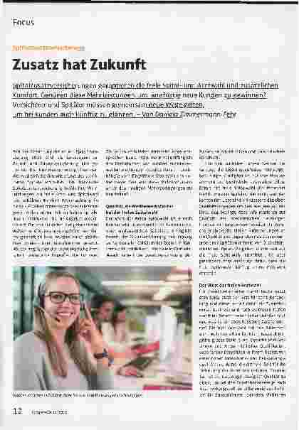 Vorschauseite 1: Zusatz hat Zukunft