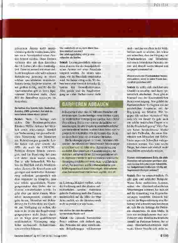 Vorschauseite 2: Barrierefreiheit beginnt mit der Wertschätzung der Menschen