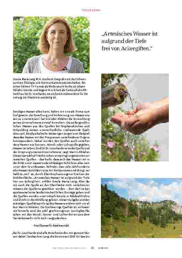 Vorschauseite 3: Heilsames Wasser und gesunder Boden