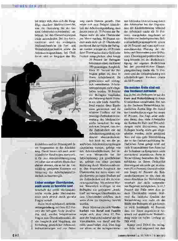 Vorschauseite 3: Was Arzte zufriedener macht