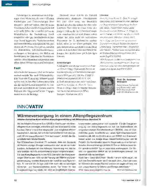 Vorschauseite 4: Altern hat viele Facetten