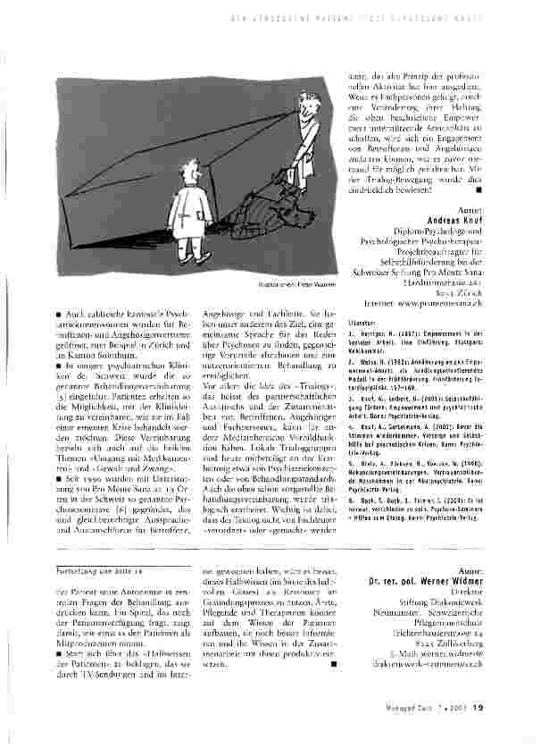 Vorschauseite 3: Empowerment fördern -Beispiel Psychiatrie