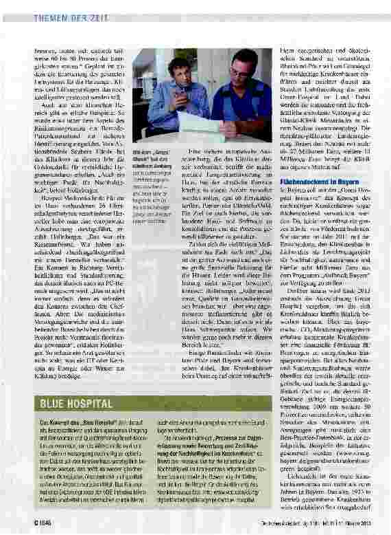 Vorschauseite 4: Das grüne Krankenhaus