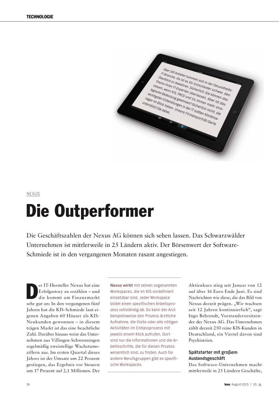 Vorschauseite 1: Die Outperformer