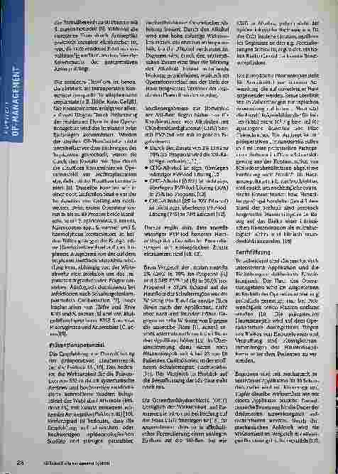 Vorschauseite 2: Präoperative Hautantiseptik: Verbesserte Patientenversorgung und Kostenersparnis durch konsequente Umsetzung.