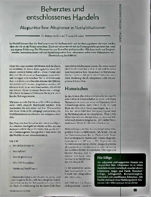 Vorschauseite 1: Beherztes und entschlossenes Handeln