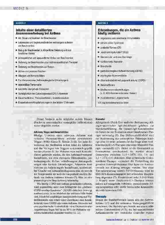 Vorschauseite 4: Schweres Asthma: Definition, Diagnostik und Therapie