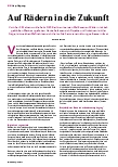 Vorschauseite 1: Corrected: Auf Rädern in die Zukunft