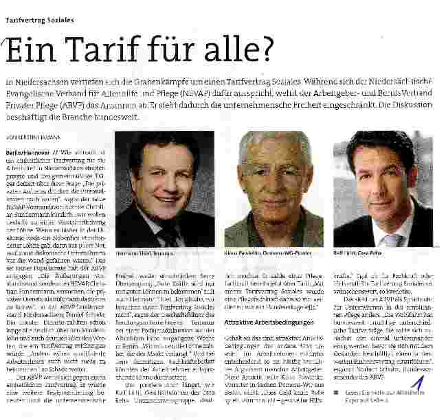 Vorschauseite 1: Ein Tarif für alle?