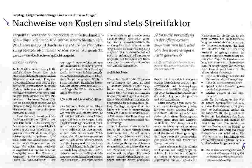 Vorschauseite 1: Nachweise von Kosten sind stets Streitfaktor