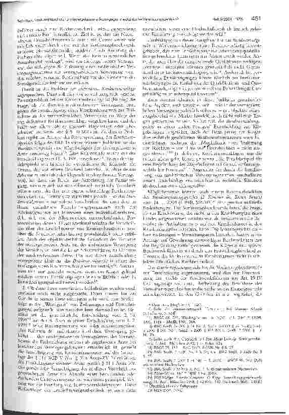 Vorschauseite 3: Konkurrenzschutz für niedergelassene Ärzte gegen medizinische Versorgungszentren?