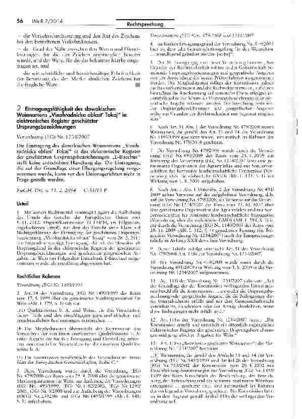 Vorschauseite 6: Auslegung des Begriffs „rechtfertigender Grund bei Benutzung eines einer bekannten Marke ähnlichen Zeichens (Red Bull)