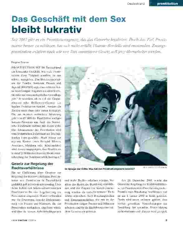 Vorschauseite 1: Das Geschäft mit dem Sex bleibt lukrativ