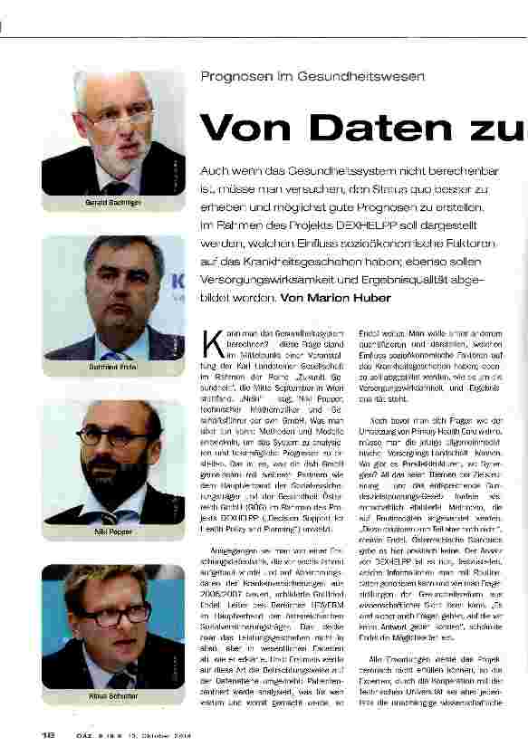 Vorschauseite 1: Von Daten zu Taten ...